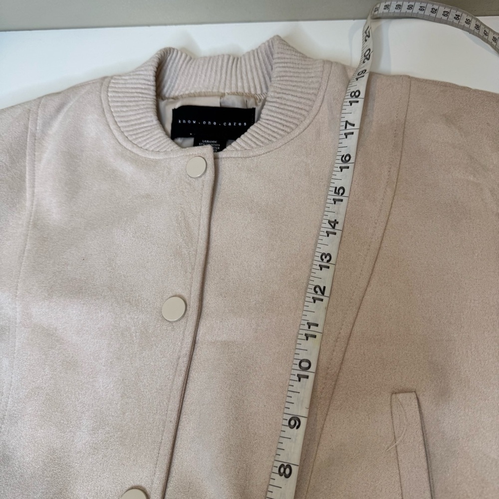 Know one cares bomber jacket Nordstrom size L - Picture 5 of 9
